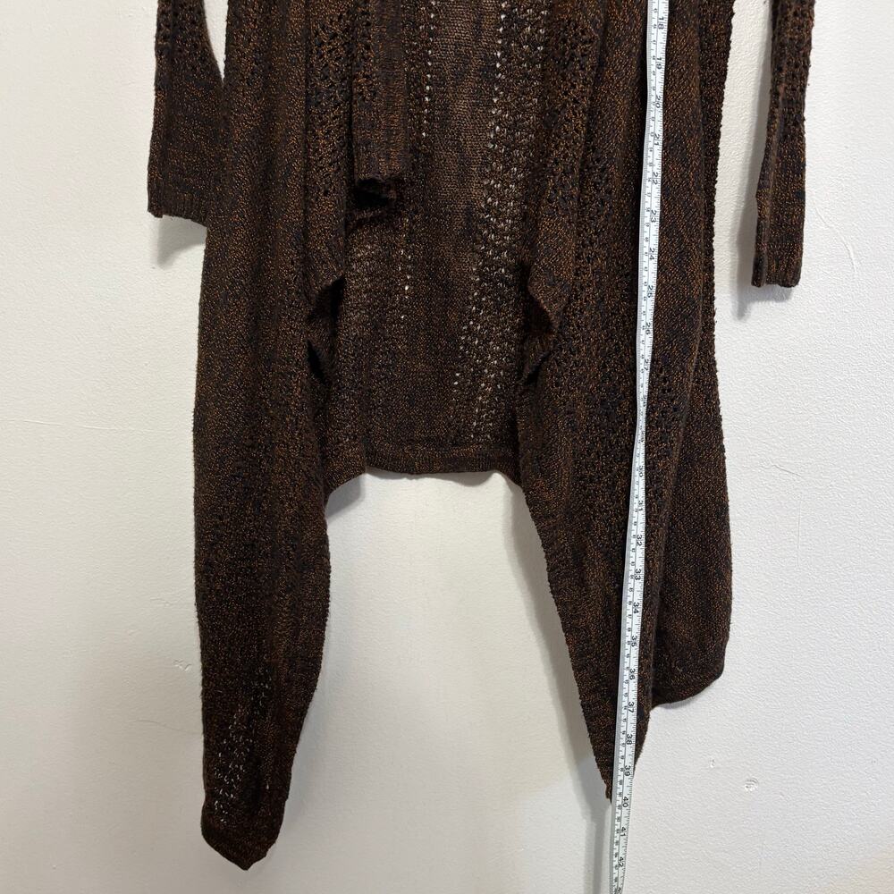 Mossimo Loose Fit Open Front Crocheted Cardigan Size XS - Picture 4 of 11